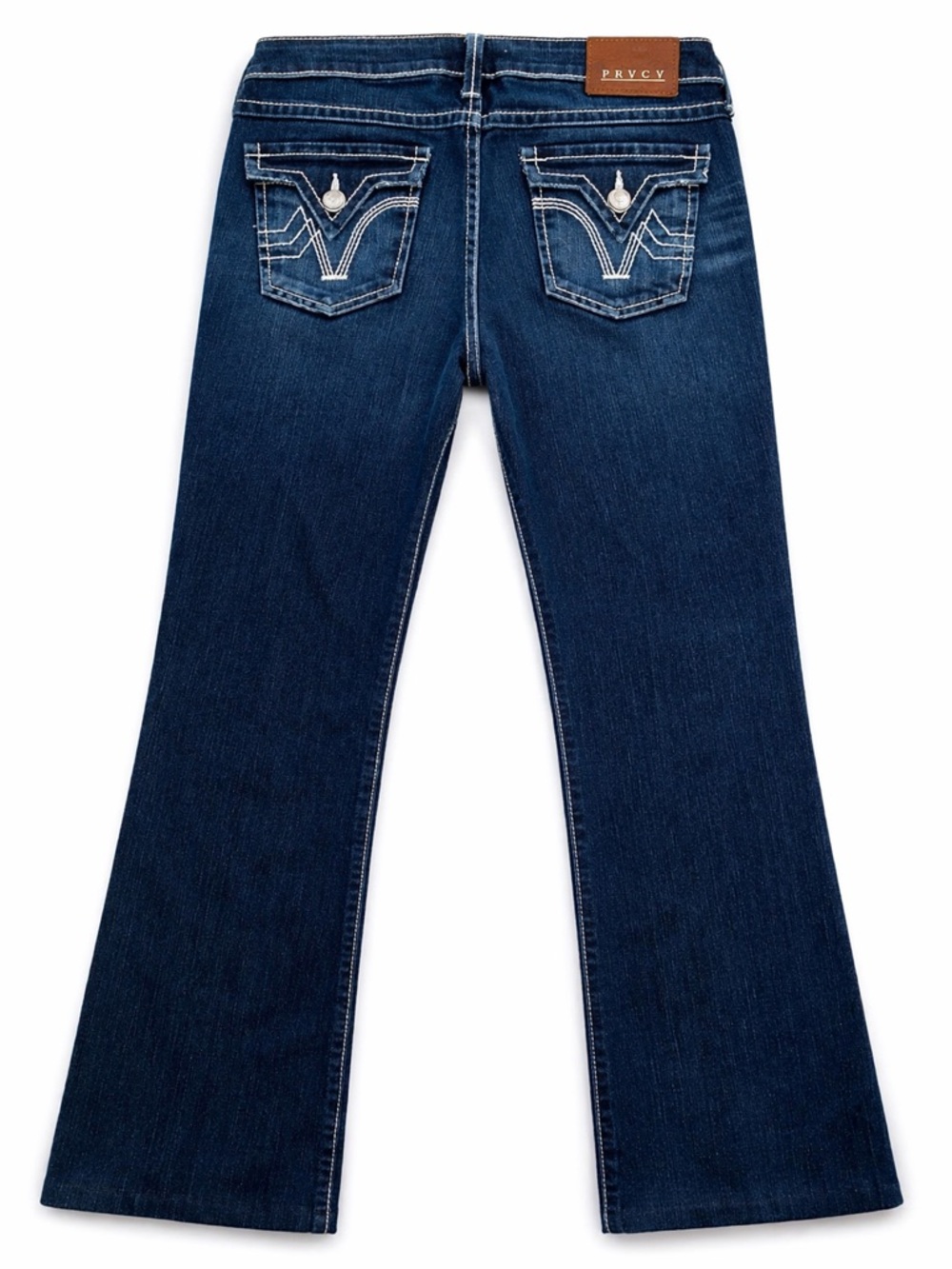 PRVCY Malibu Hills Low-rise Boot Cut Stretch Jeans 28 Embellished Pockets